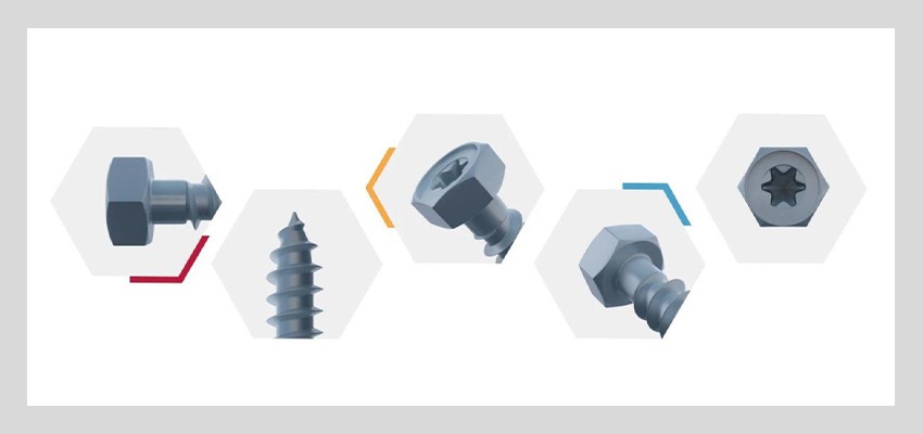 hex sheet metal screw types