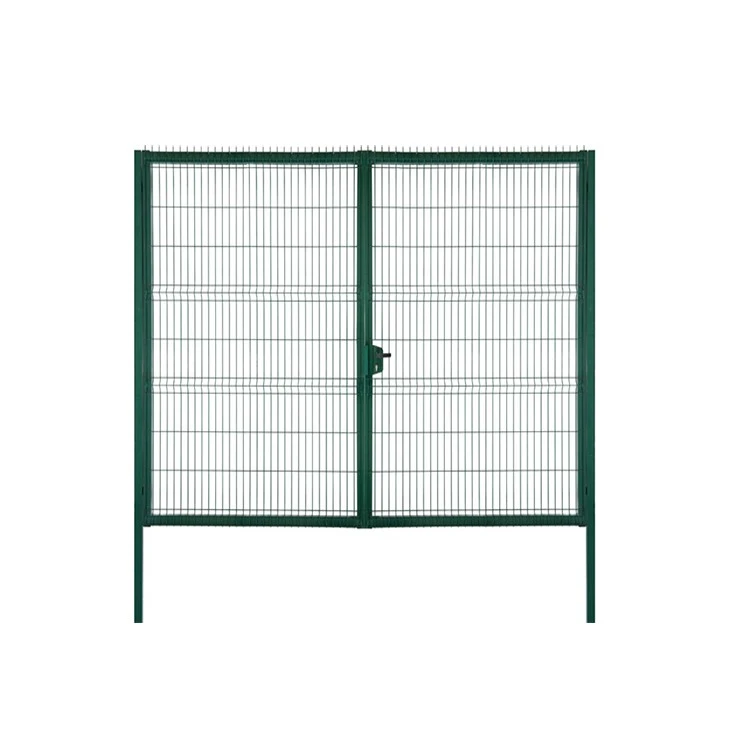 double metal garden gates